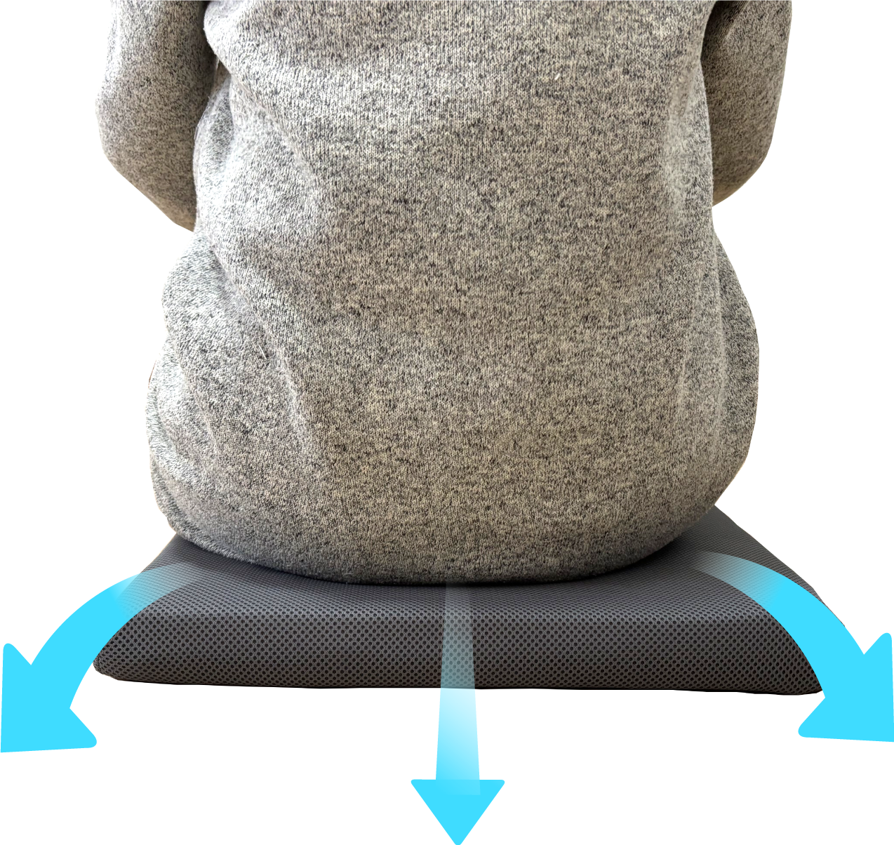 体圧を吸収しながら分散